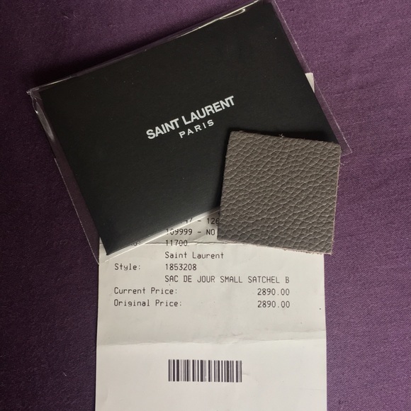 🎁 SOLD 🎁Brand new YSL sac de jour gray - rare - Picture 8 of 8